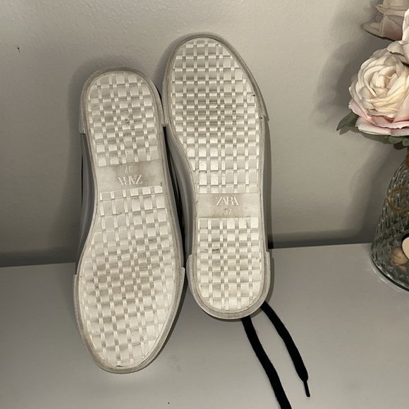 ZARA Leopard Print Sneakers 6.5 Like New! - Picture 13 of 15